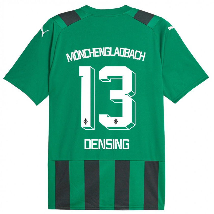 Kandiny Damen Kyra Densing #13 Schwarz Grün Auswärtstrikot Trikot 2023/24 T-Shirt Österreich