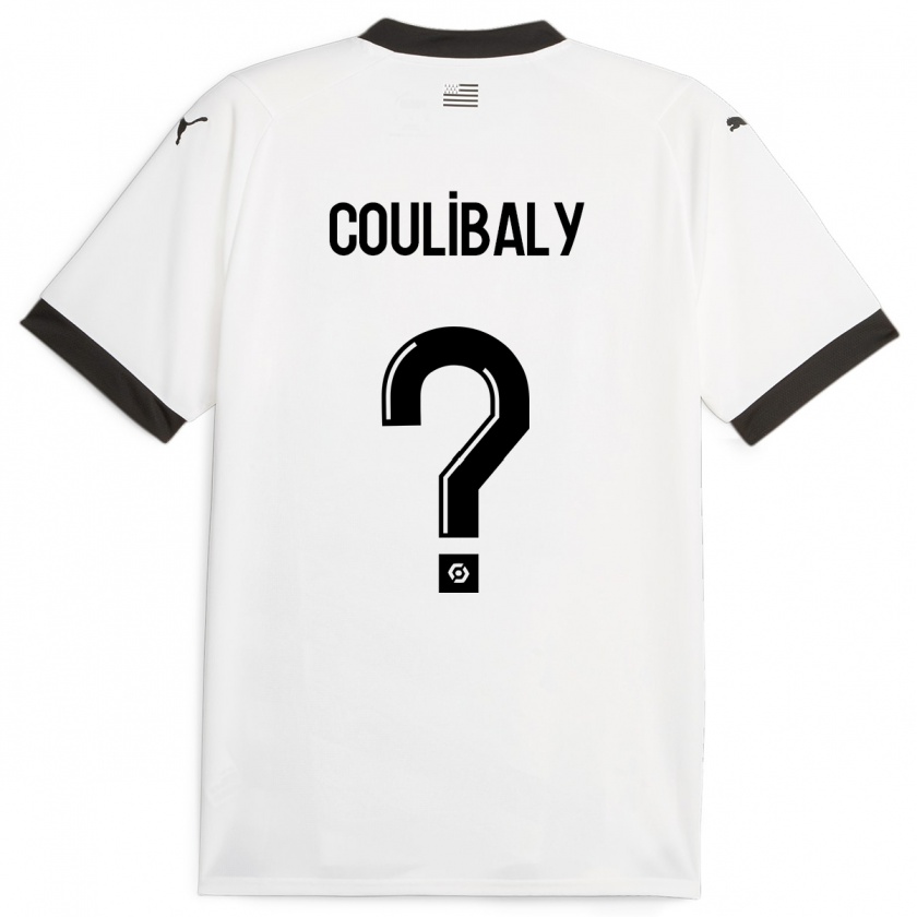 Kandiny Donna Maglia Joël Coulibaly #0 Bianco Kit Gara Away 2023/24 Maglietta