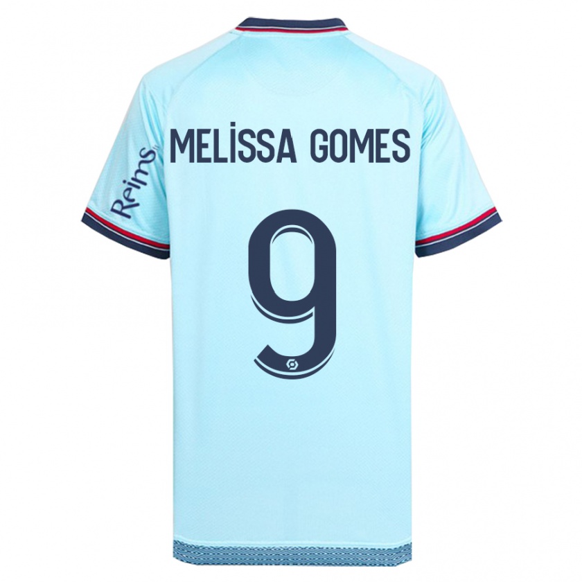 Kandiny Mujer Camiseta Melissa Ferreira Gomes #9 Cielo Azul 2ª Equipación 2023/24 La Camisa