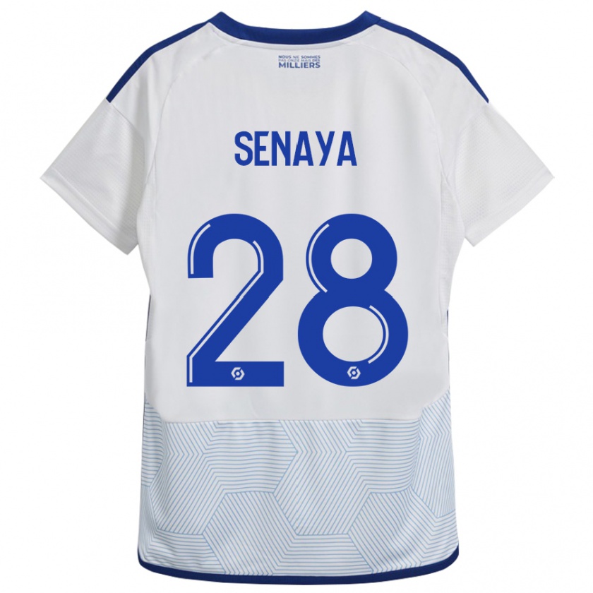 Kandiny Donna Maglia Marvin Senaya #28 Bianco Kit Gara Away 2023/24 Maglietta