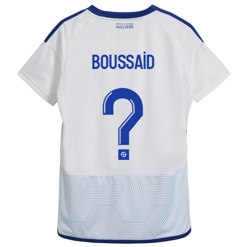 Kandiny Donna Maglia Willsem Boussaid #0 Bianco Kit Gara Away 2023/24 Maglietta