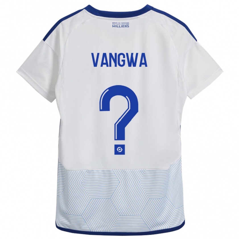 Kandiny Donna Maglia Jilva Vangwa #0 Bianco Kit Gara Away 2023/24 Maglietta