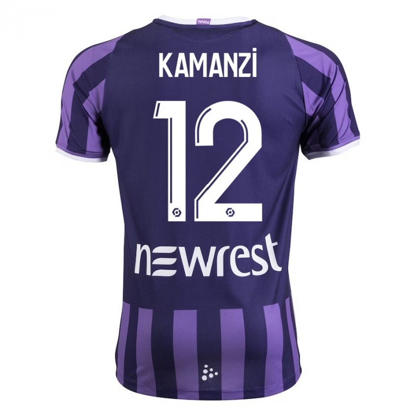 Kandiny Donna Maglia Warren Kamanzi #12 Porpora Kit Gara Away 2023/24 Maglietta