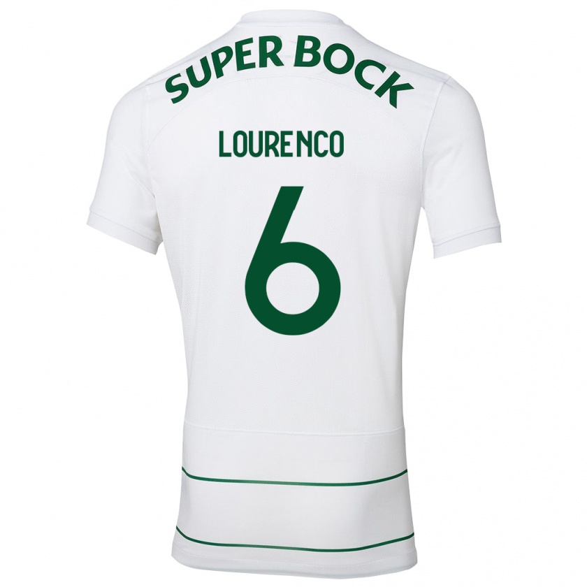 Kandiny Mujer Camiseta Bruna Lourenço Urbano Costa #6 Blanco 2ª Equipación 2023/24 La Camisa