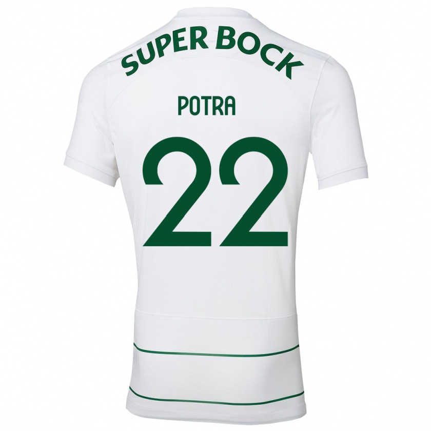 Kandiny Donna Maglia Catarina Sofia Branco Potra #22 Bianco Kit Gara Away 2023/24 Maglietta