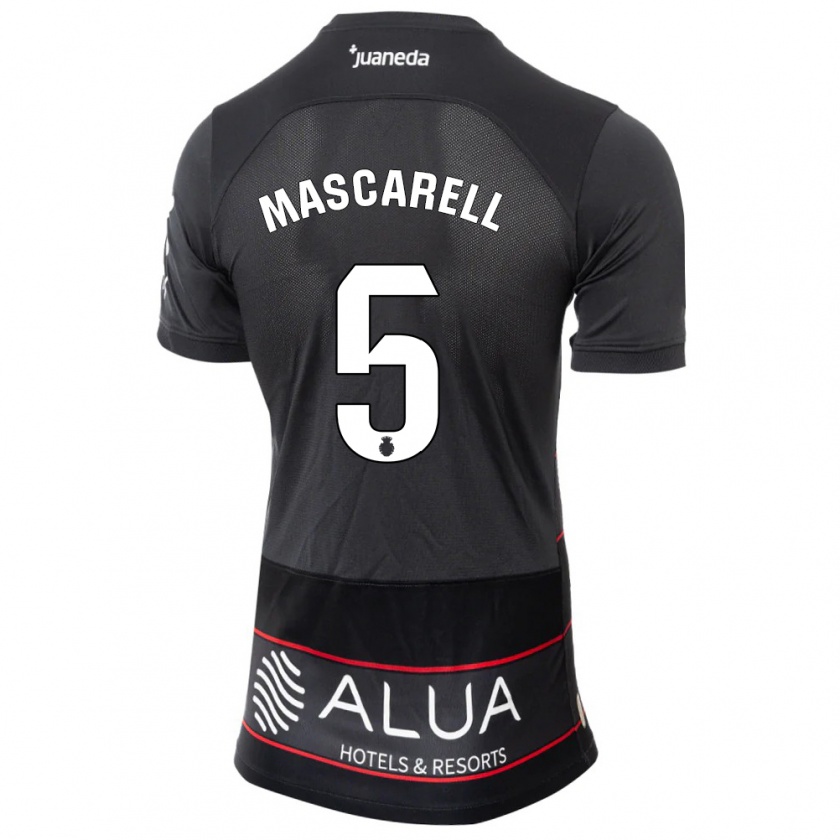 Kandiny Donna Maglia Omar Mascarell #5 Nero Kit Gara Away 2023/24 Maglietta