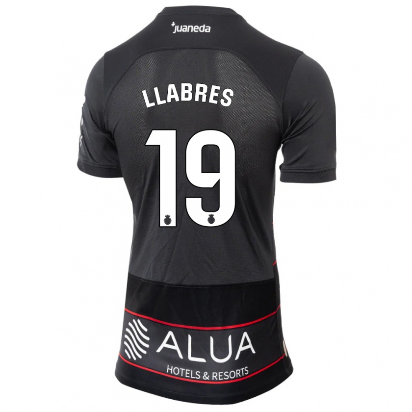 Kandiny Dames Javi Llabrés #19 Zwart Uitshirt Uittenue 2023/24 T-Shirt België