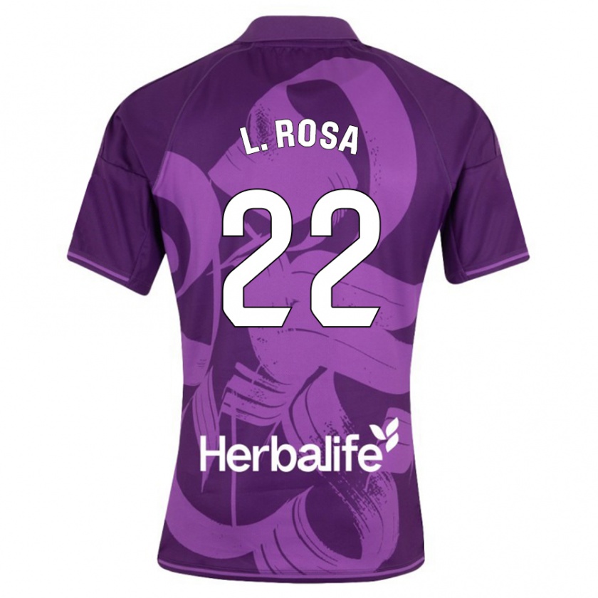 Kandiny Damen Lucas Rosa #22 Violett Auswärtstrikot Trikot 2023/24 T-Shirt Österreich