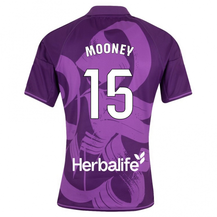 Kandiny Donna Maglia Fionn Mooney #15 Viola Kit Gara Away 2023/24 Maglietta