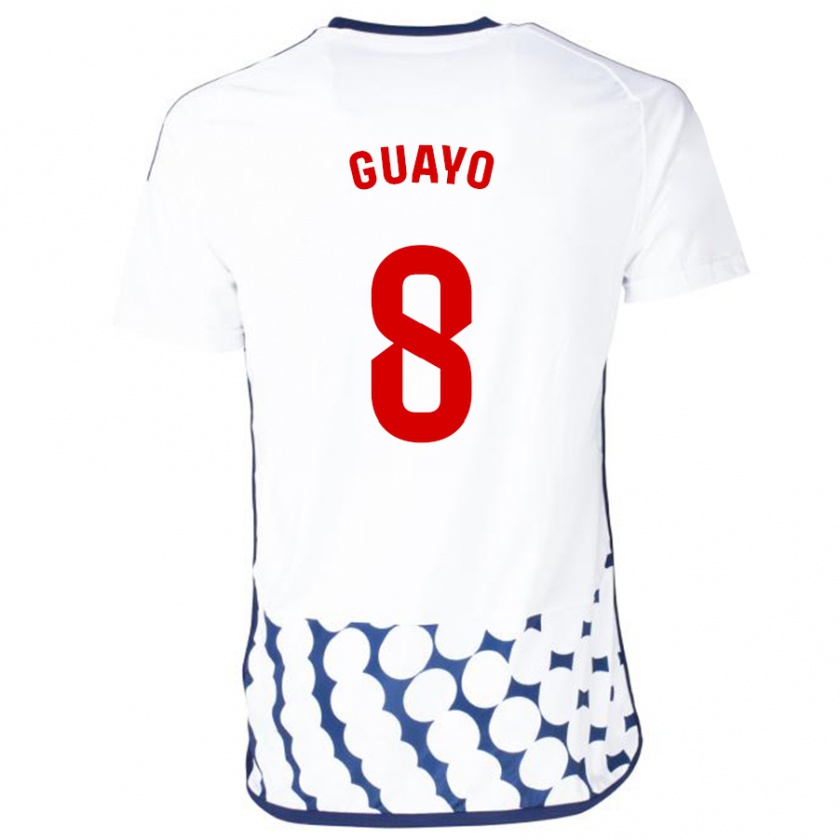 Kandiny Donna Maglia Guayo #8 Bianco Kit Gara Away 2023/24 Maglietta