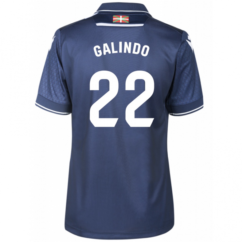 Kandiny Dames Iker Galindo #22 Marine Uitshirt Uittenue 2023/24 T-Shirt België