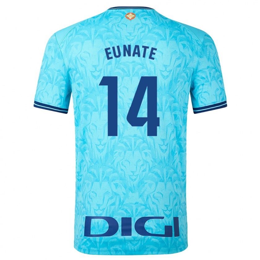 Kandiny Dames Eunate Arraiza Otazu #14 Hemelsblauw Uitshirt Uittenue 2023/24 T-Shirt België