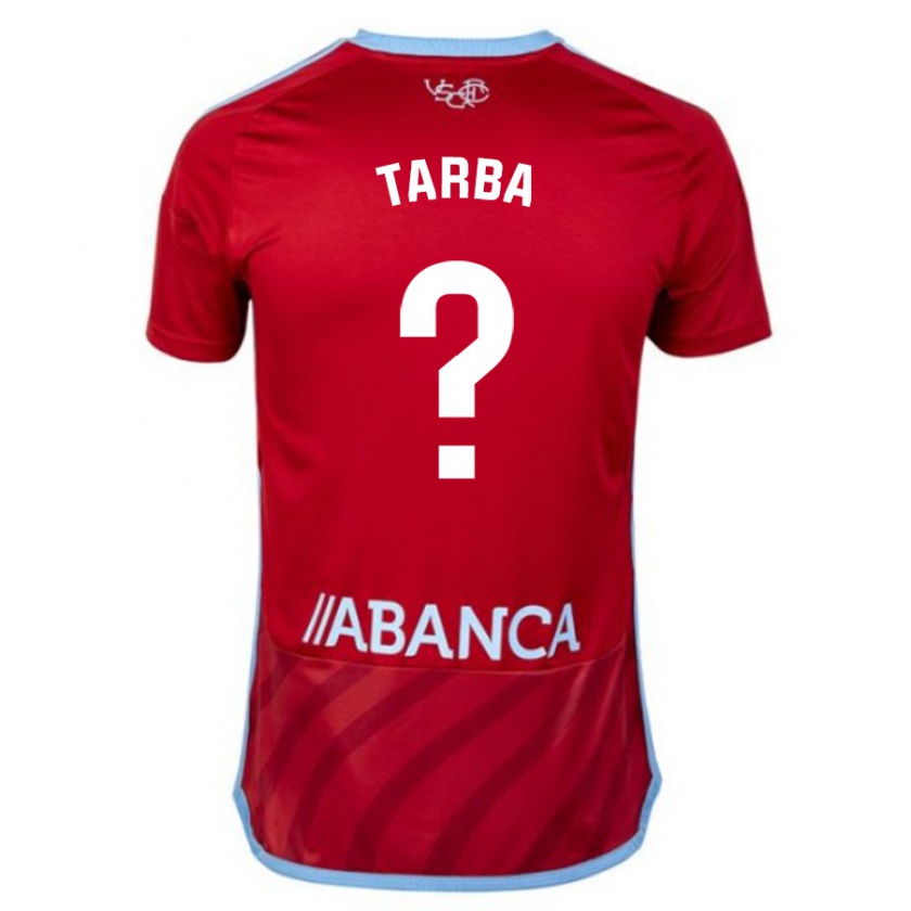 Kandiny Donna Maglia Ianis Tarba #0 Rosso Kit Gara Away 2023/24 Maglietta