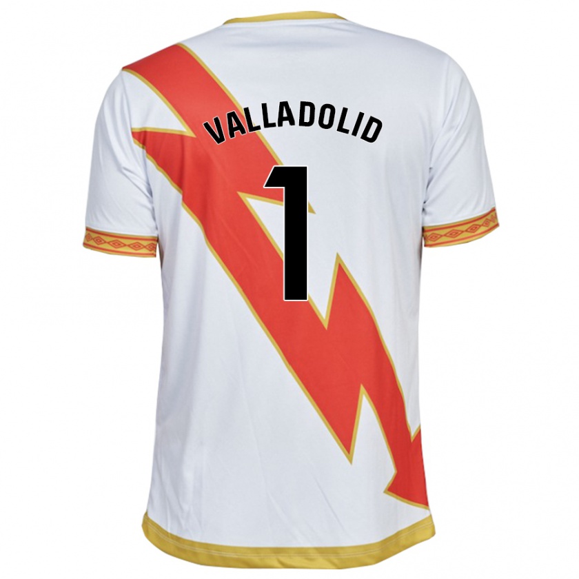 Kandiny Niño Camiseta Miriam Valladolid Sánchez #1 Blanco 1ª Equipación 2023/24 La Camisa