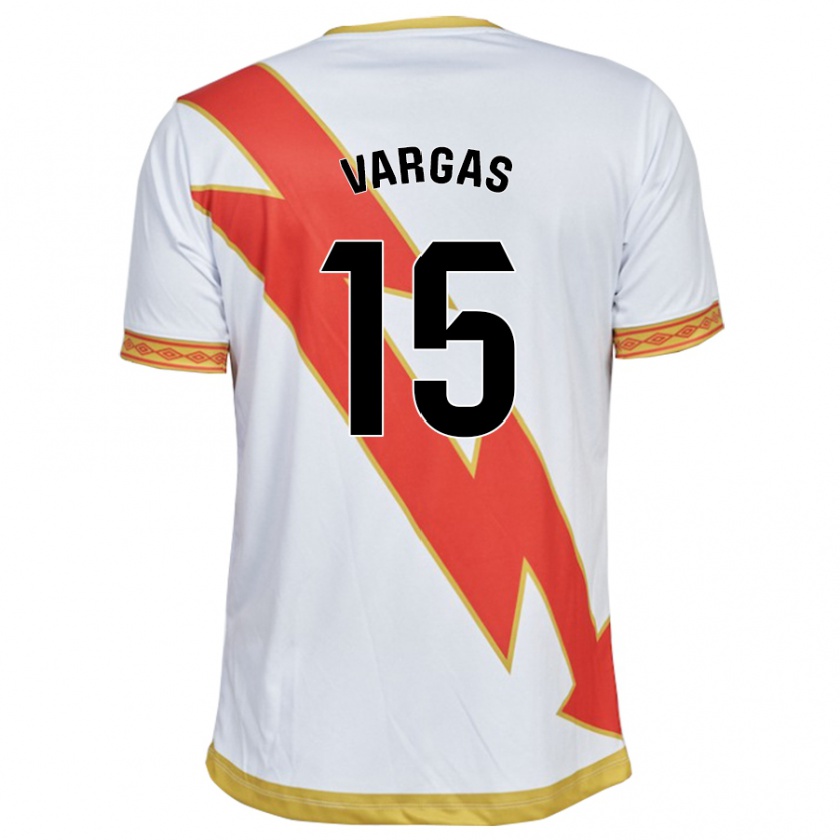 Kandiny Kinderen Rosario Vargas Sarasqueta #15 Wit Thuisshirt Thuistenue 2023/24 T-Shirt België