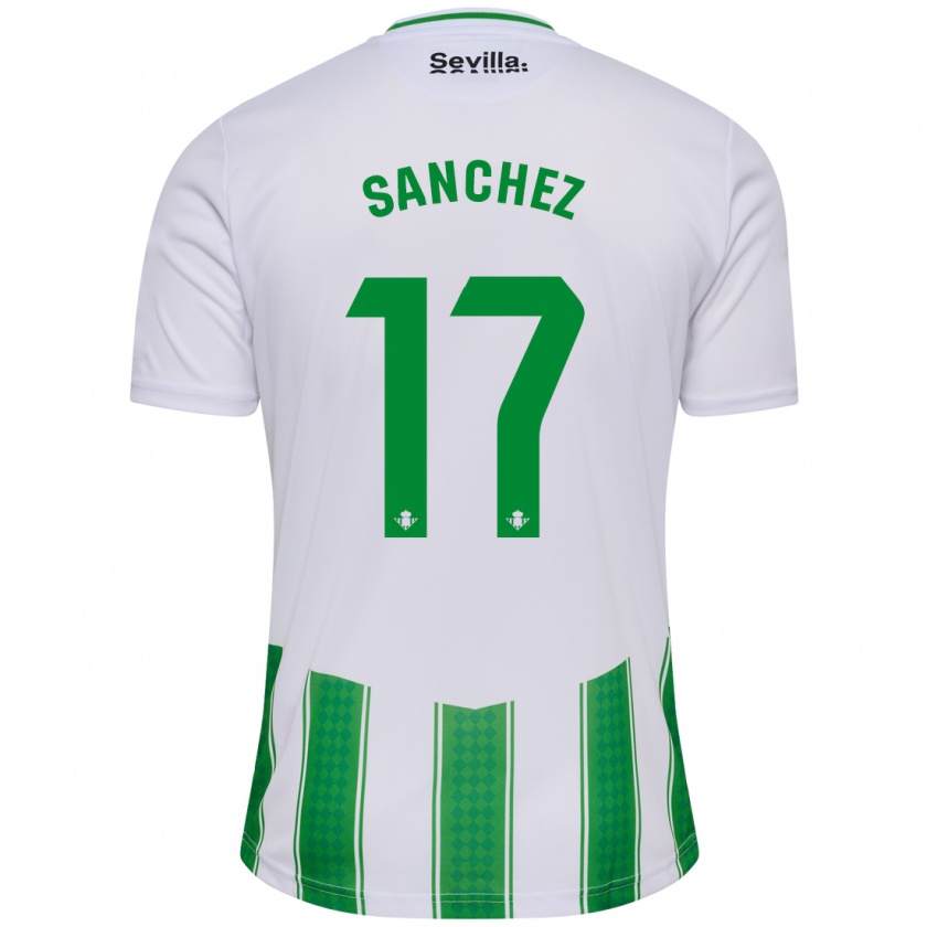 Kandiny Kinderen Rodri Sánchez #17 Wit Thuisshirt Thuistenue 2023/24 T-Shirt België