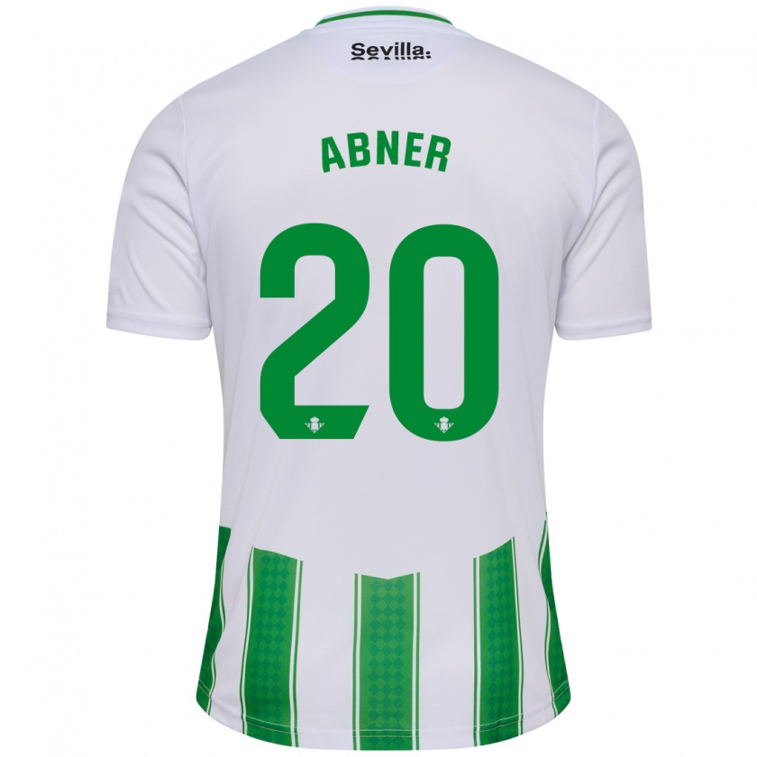 Kandiny Niño Camiseta Abner #20 Blanco 1ª Equipación 2023/24 La Camisa