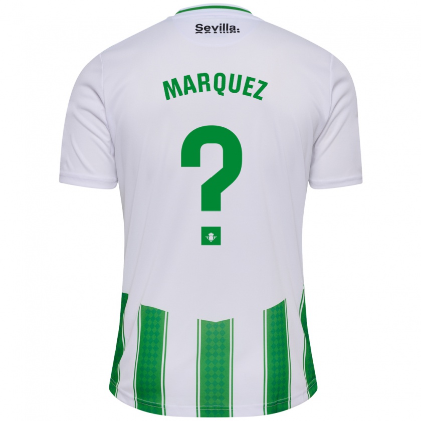 Kandiny Niño Camiseta Rodri Márquez #0 Blanco 1ª Equipación 2023/24 La Camisa