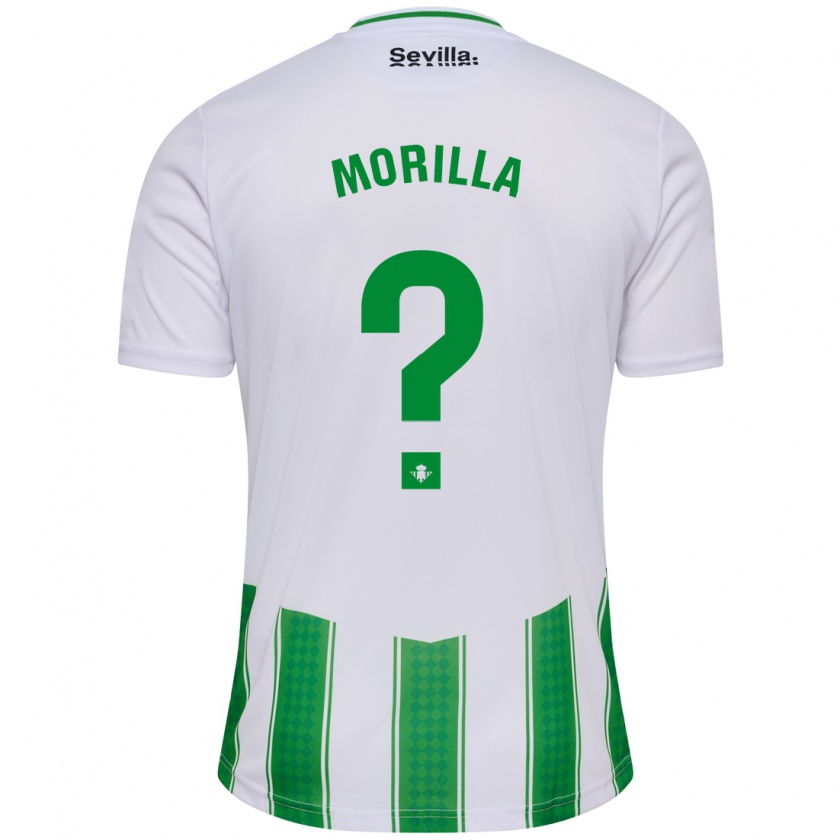 Kandiny Niño Camiseta Jairo Morilla #0 Blanco 1ª Equipación 2023/24 La Camisa