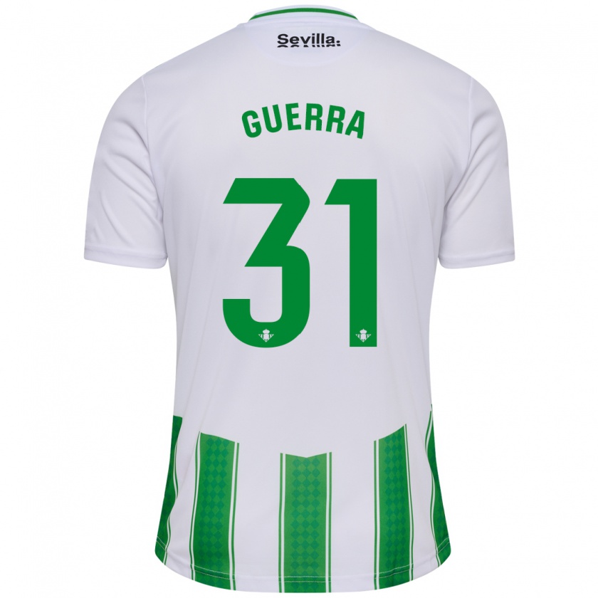 Kandiny Niño Camiseta Ana Guerra Morcillo #31 Blanco 1ª Equipación 2023/24 La Camisa