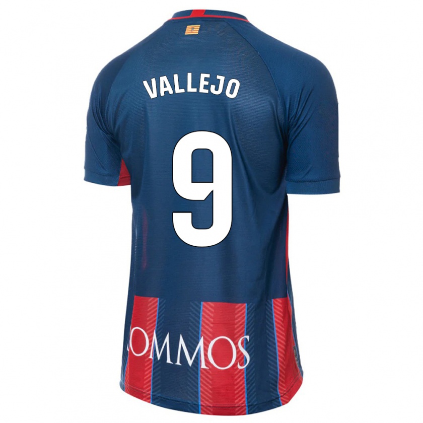 Kandiny Niño Camiseta Hugo Vallejo #9 Armada 1ª Equipación 2023/24 La Camisa