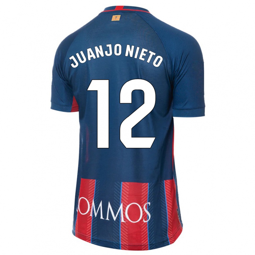 Kandiny Kinderen Juanjo Nieto #12 Marine Thuisshirt Thuistenue 2023/24 T-Shirt België