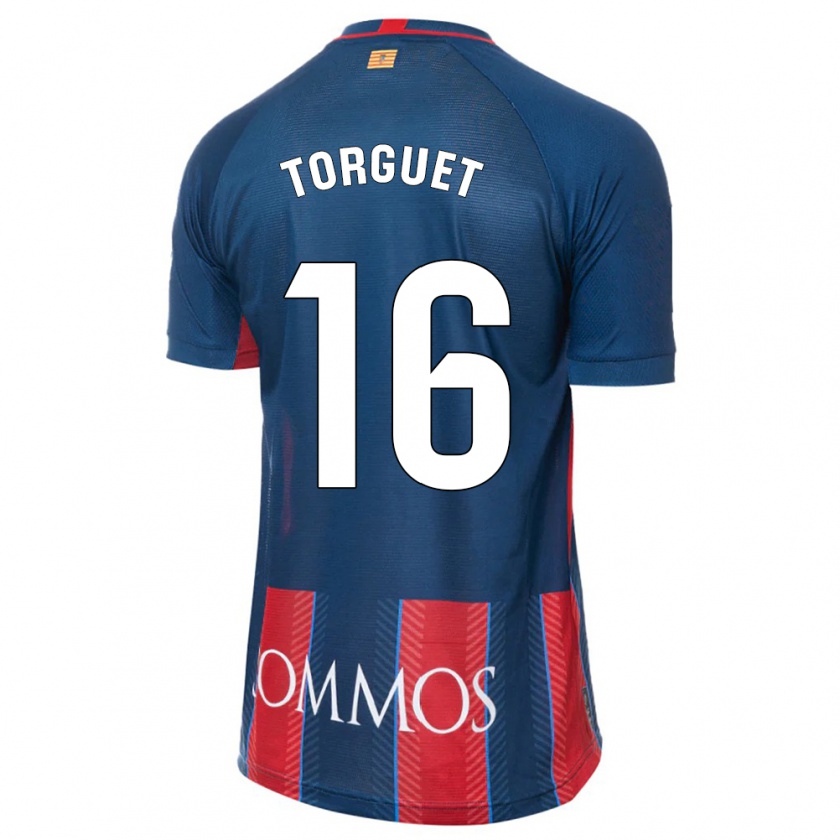 Kandiny Niño Camiseta Miguel Torguet #16 Armada 1ª Equipación 2023/24 La Camisa