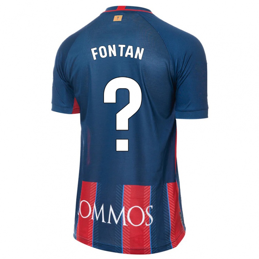 Kandiny Bambino Maglia Nico Fontán #0 Marina Militare Kit Gara Home 2023/24 Maglietta