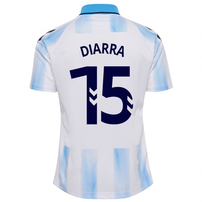 Kandiny Kinder Moussa Diarra #15 Weiß Blau Heimtrikot Trikot 2023/24 T-Shirt Österreich