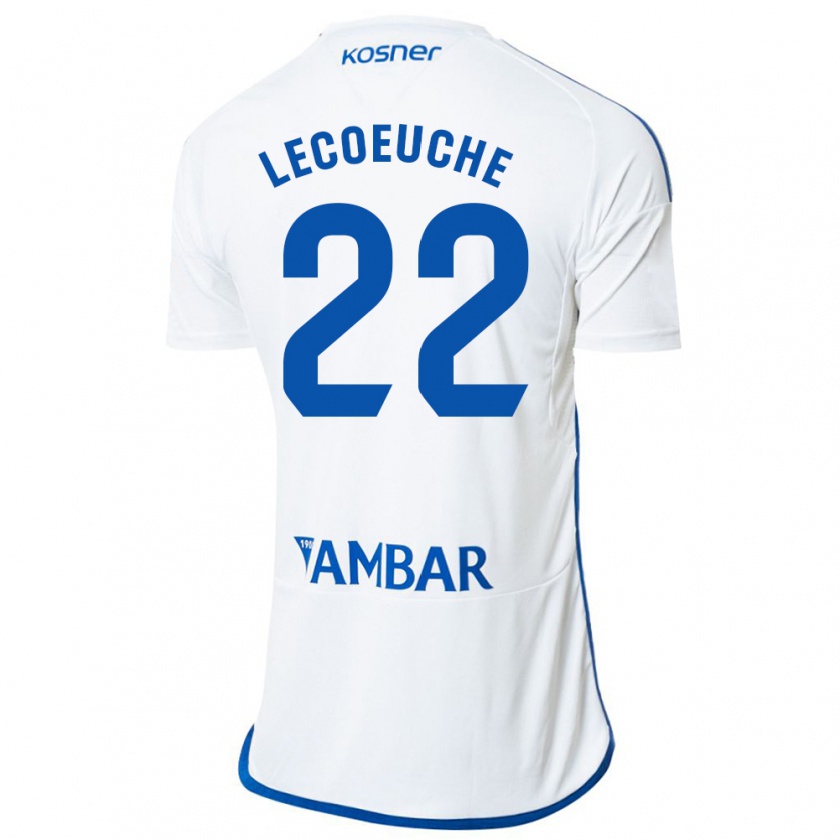 Kandiny Bambino Maglia Quentin Lecoeuche #22 Bianco Kit Gara Home 2023/24 Maglietta