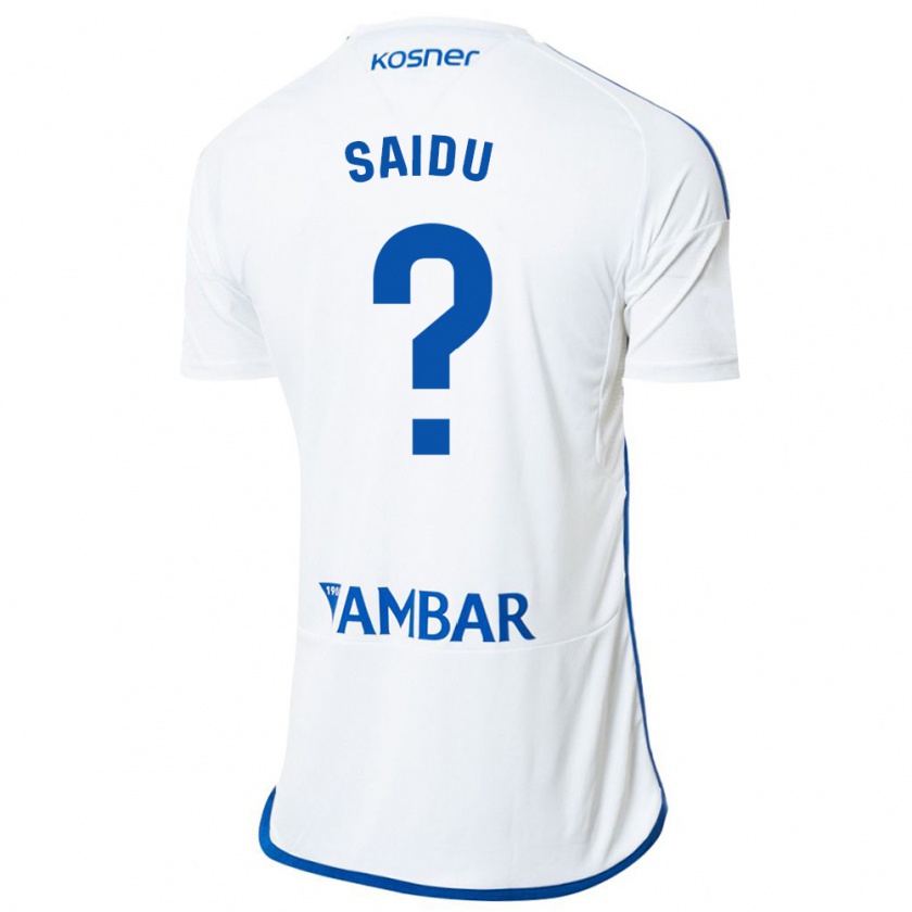 Kandiny Bambino Maglia Yussif Saidu #0 Bianco Kit Gara Home 2023/24 Maglietta