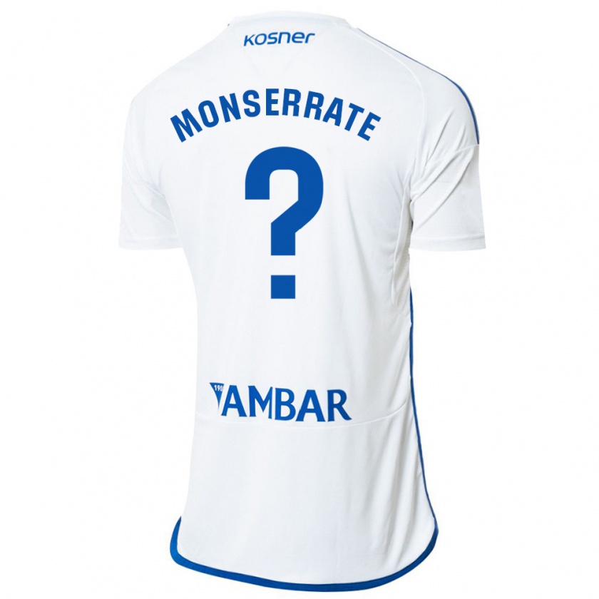 Kandiny Bambino Maglia Jano Monserrate #0 Bianco Kit Gara Home 2023/24 Maglietta