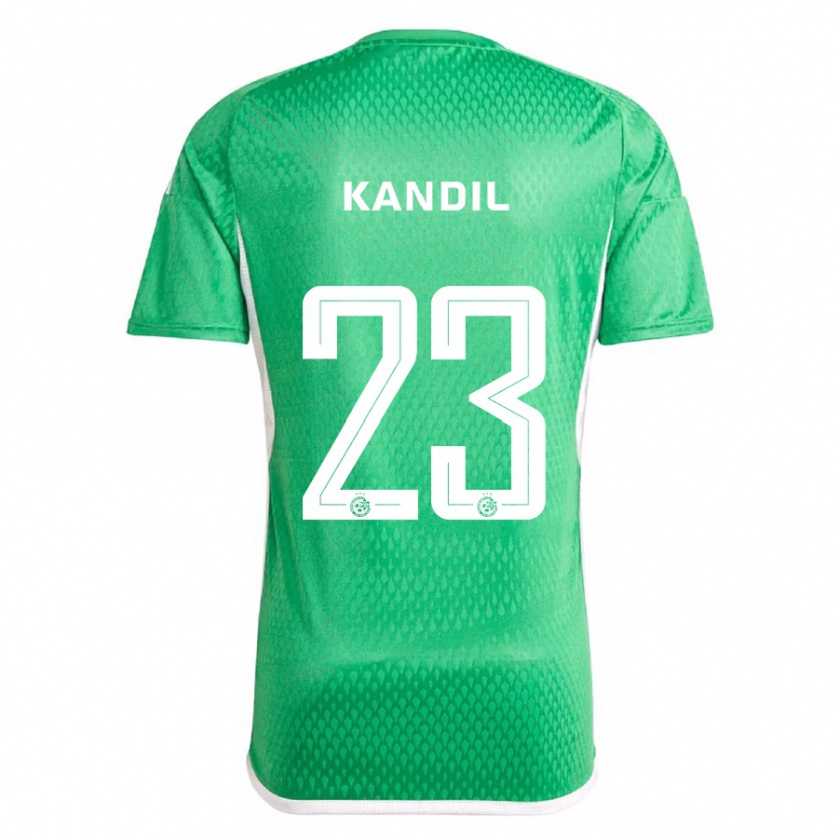 Kandiny Kinder Maor Kandil #23 Weiß Blau Heimtrikot Trikot 2023/24 T-Shirt Österreich