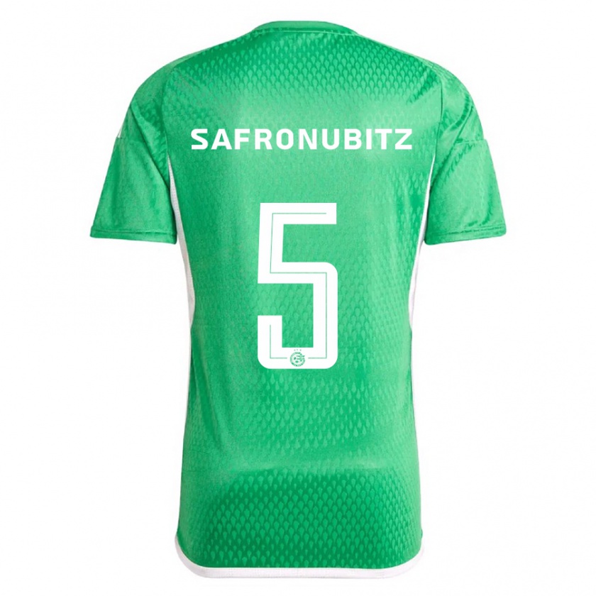 Kandiny Bambino Maglia Dan Safronubitz #5 Bianco Blu Kit Gara Home 2023/24 Maglietta