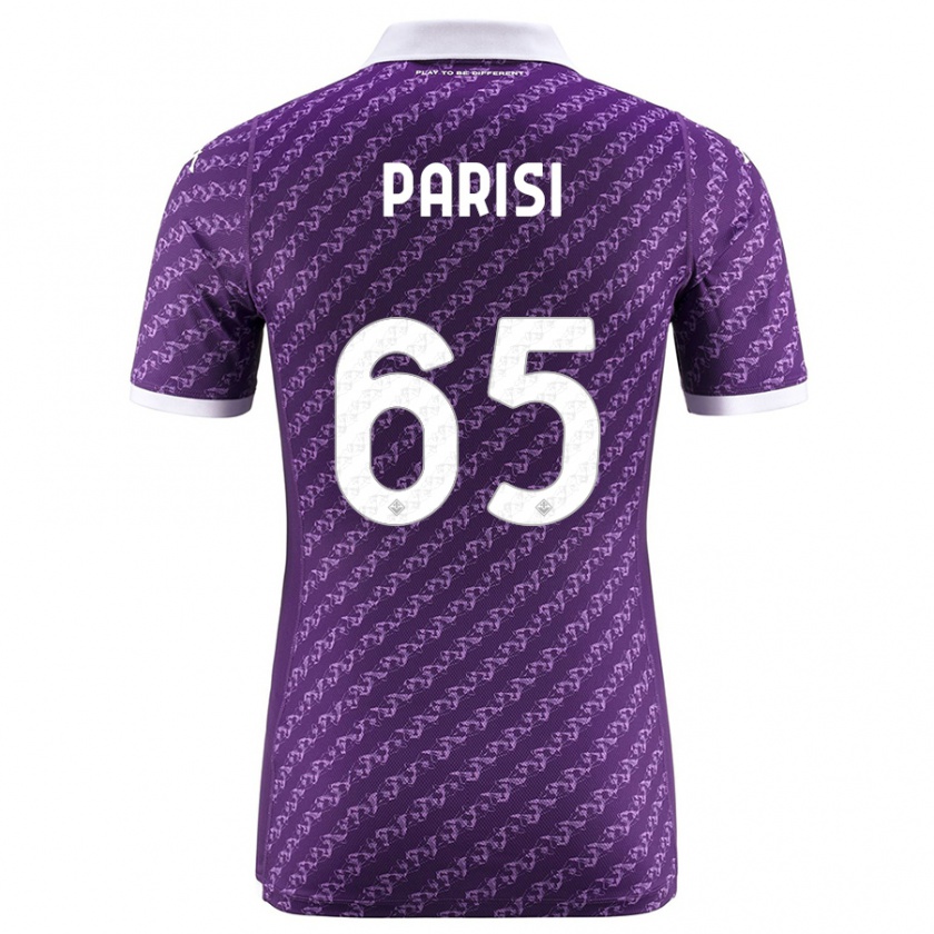 Kandiny Kinder Fabiano Parisi #65 Violett Heimtrikot Trikot 2023/24 T-Shirt Österreich