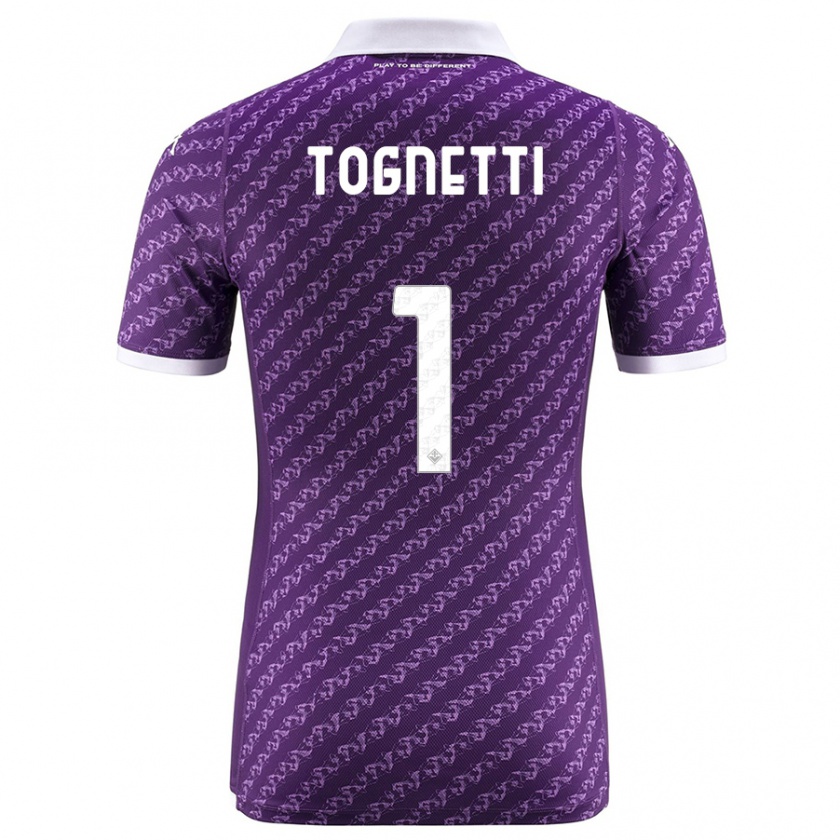 Kandiny Kinder Laerte Tognetti #1 Violett Heimtrikot Trikot 2023/24 T-Shirt Österreich