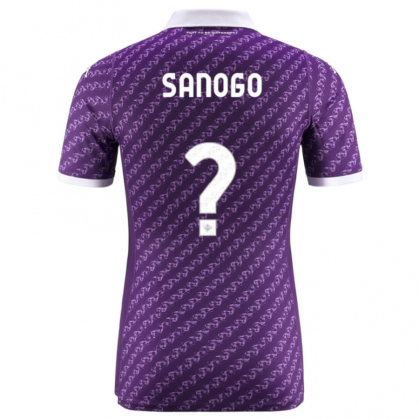 Kandiny Kinder Bassidy Sanogo #0 Violett Heimtrikot Trikot 2023/24 T-Shirt Österreich