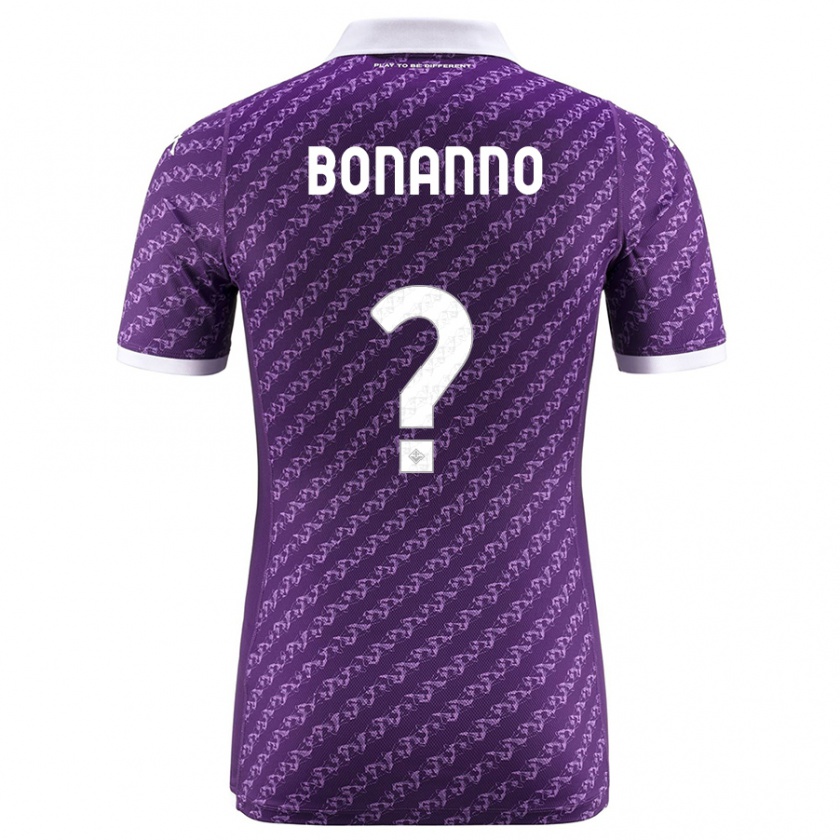 Kandiny Kinder Piergiorgio Bonanno #0 Violett Heimtrikot Trikot 2023/24 T-Shirt Österreich