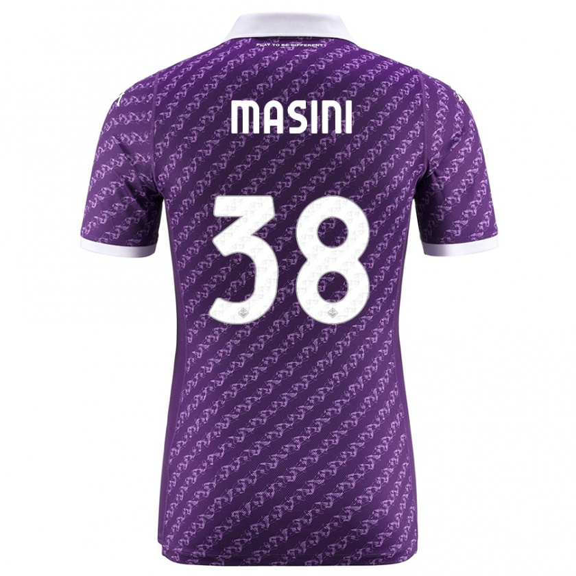 Kandiny Bambino Maglia Linda Masini #38 Viola Kit Gara Home 2023/24 Maglietta