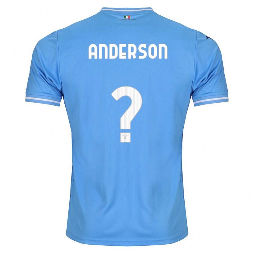 Kandiny Kinderen André Anderson #0 Blauw Thuisshirt Thuistenue 2023/24 T-Shirt België