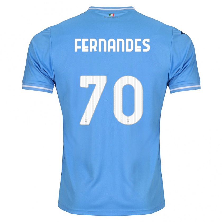 Kandiny Kinderen Saná Fernandes #70 Blauw Thuisshirt Thuistenue 2023/24 T-Shirt België