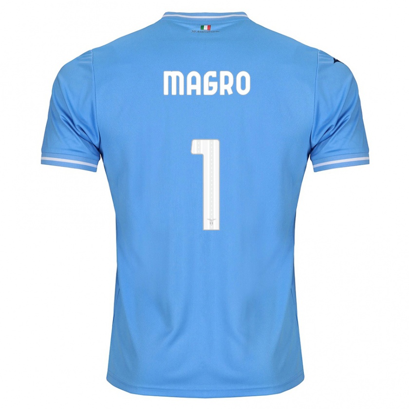 Kandiny Kinderen Federico Magro #1 Blauw Thuisshirt Thuistenue 2023/24 T-Shirt België