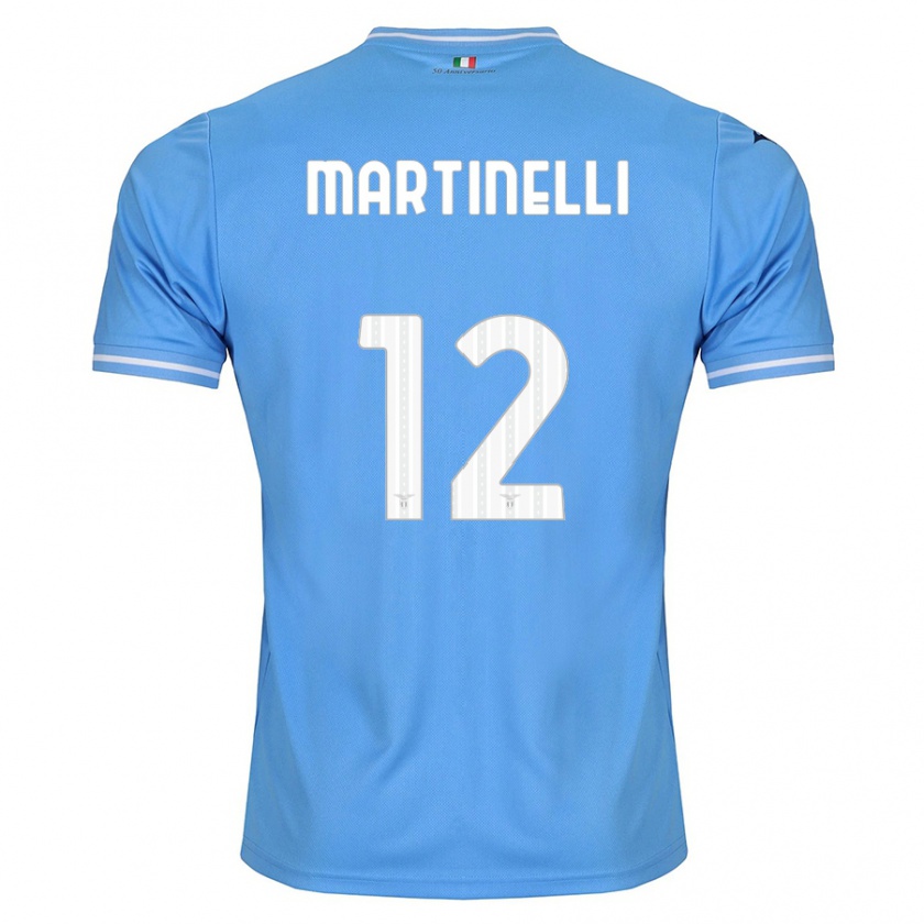 Kandiny Kinderen Leonardo Martinelli #12 Blauw Thuisshirt Thuistenue 2023/24 T-Shirt België