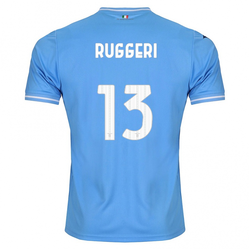 Kandiny Kinder Fabio Ruggeri #13 Blau Heimtrikot Trikot 2023/24 T-Shirt Österreich