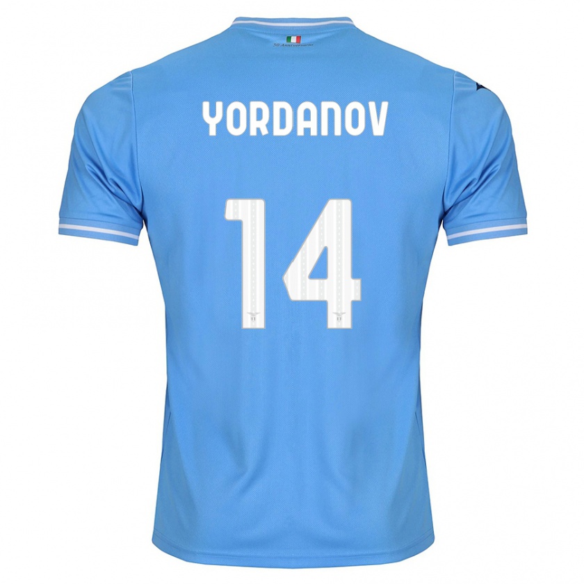 Kandiny Bambino Maglia Damyan Yordanov #14 Blu Kit Gara Home 2023/24 Maglietta