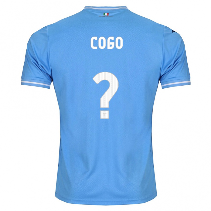 Kandiny Kinder Giovanni Cogo #0 Blau Heimtrikot Trikot 2023/24 T-Shirt Österreich