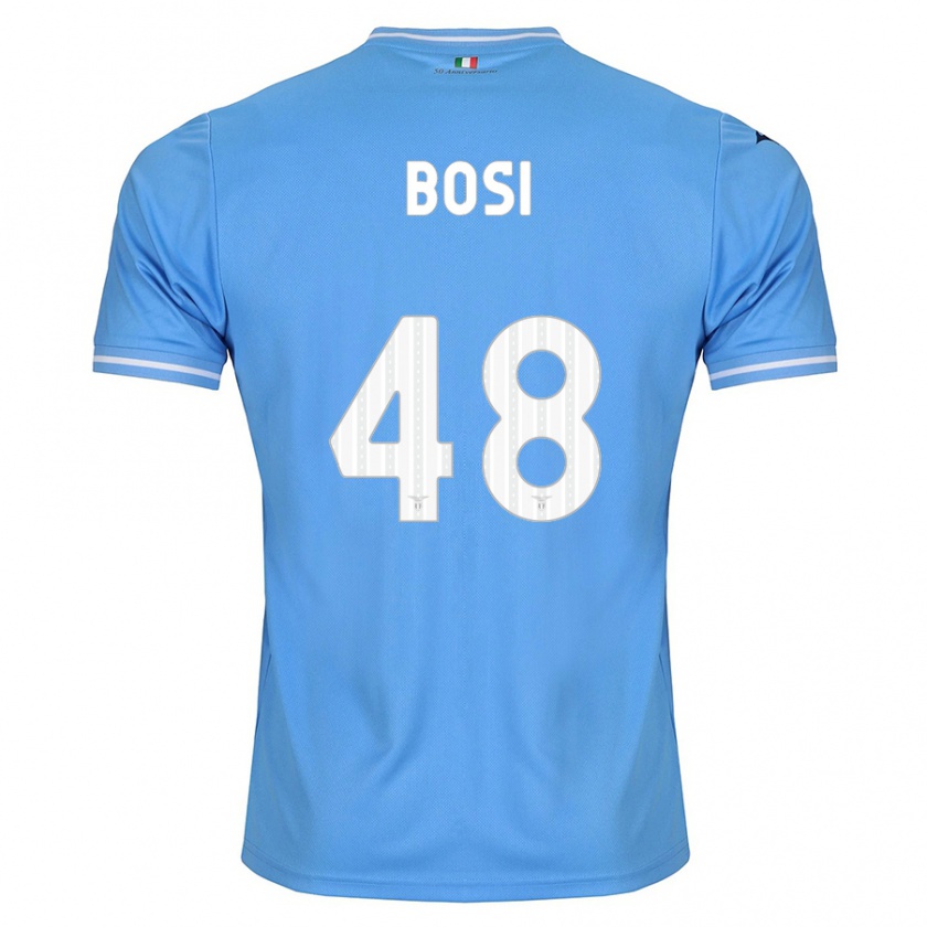 Kandiny Bambino Maglia Gioele Bosi #48 Blu Kit Gara Home 2023/24 Maglietta