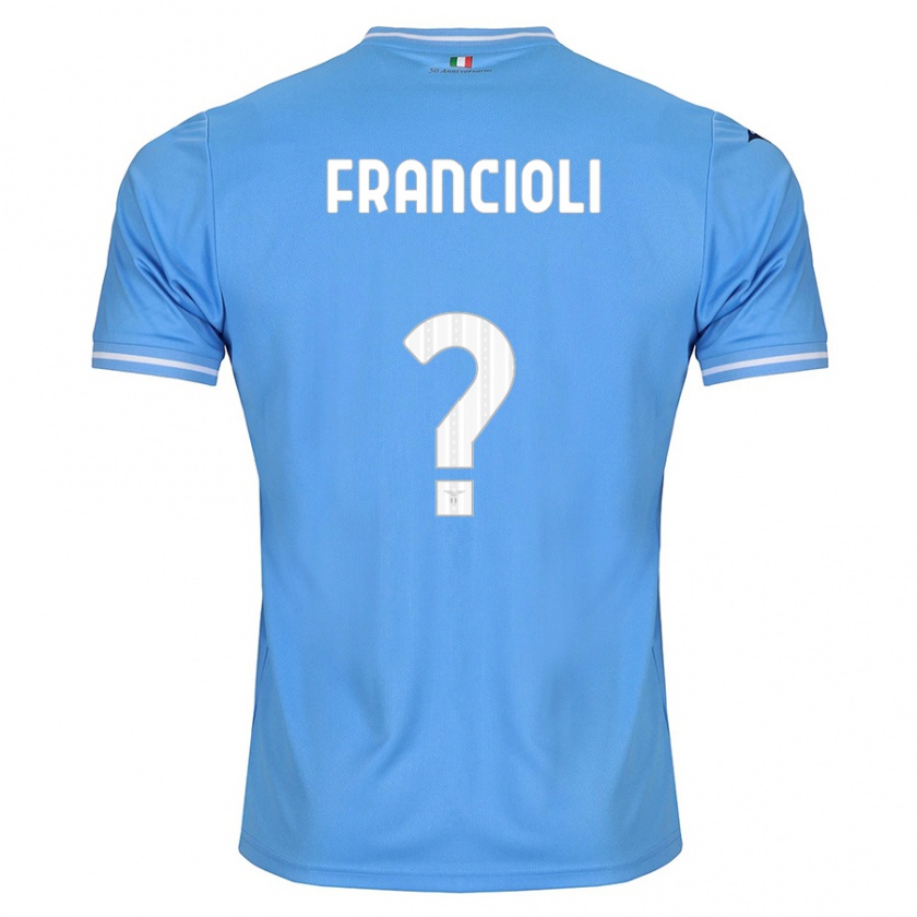 Kandiny Kinderen Diego Francioli #0 Blauw Thuisshirt Thuistenue 2023/24 T-Shirt België