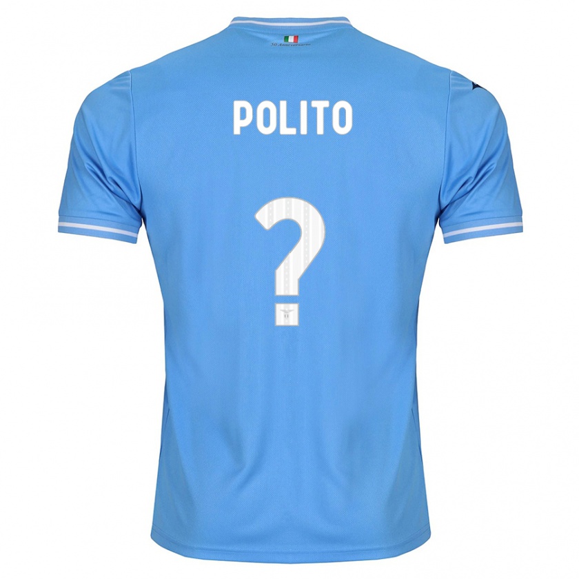 Kandiny Kinder Alessandro Polito #0 Blau Heimtrikot Trikot 2023/24 T-Shirt Österreich