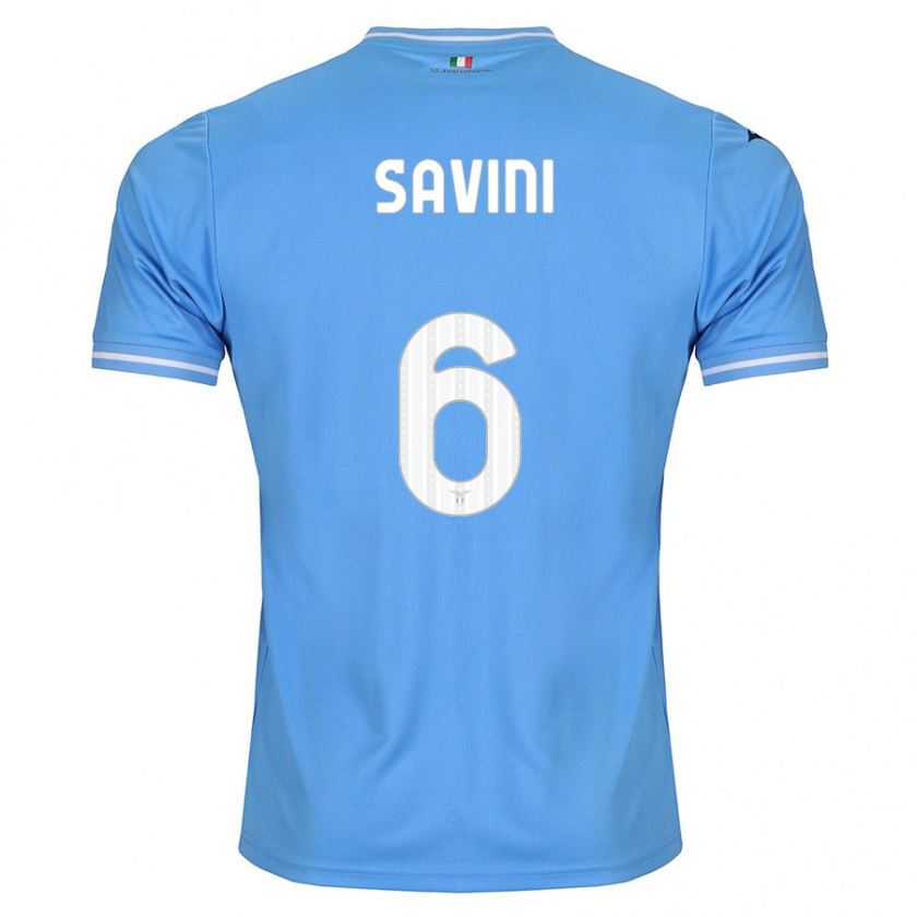 Kandiny Kinderen Federica Savini #6 Blauw Thuisshirt Thuistenue 2023/24 T-Shirt België